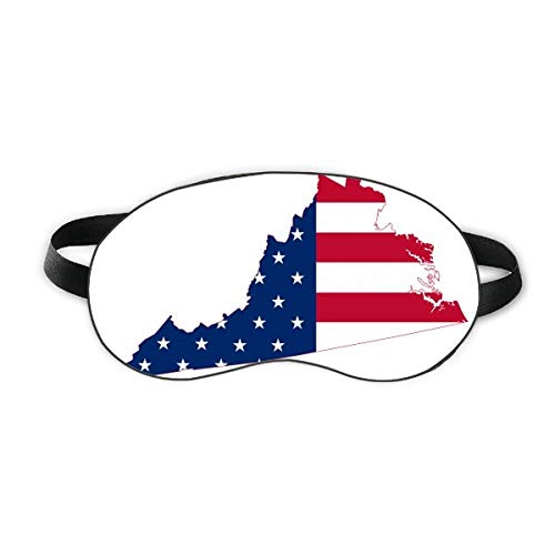Virginia USA Map Stars Stripes Flag Sheep Sleep SHIEL SHIEL