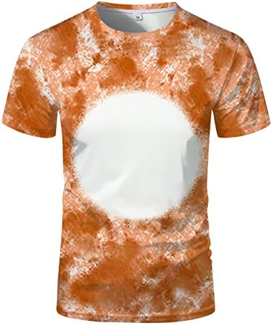 Camisetas masculinas de rtrde, tamanho grande em branco Camiseta transferência de calor sublimação de sublimação de manga curta camiseta