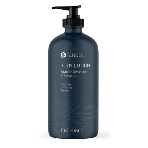 Pangea Organics - Cedro marroquino natural + loção para o corpo de sândalo | Beleza limpa vegana, não tóxica e sustentável