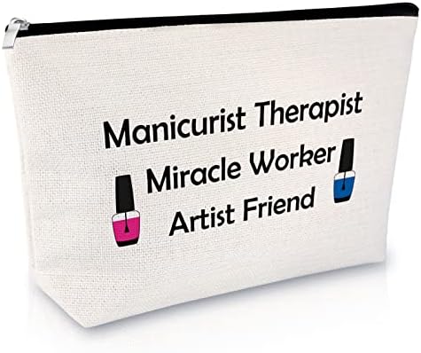 Presente manicrista Tecnologia de unhas Presente manicurista Terapeuta Presente de maquiagem Bolsa de esteticista Presente