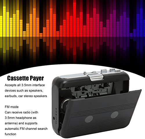 Kosdfoge ton007b Cassete Bluetooth Player com fone de ouvido Reverso Função Estéreo Cassete Player