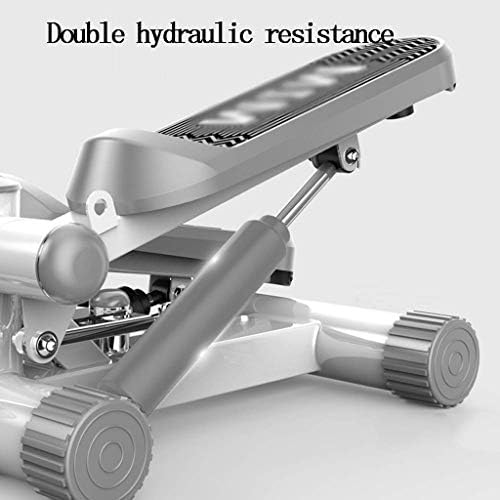 YCFBH Stepper ajustável com banda de resistência, Mini Pedal Machine para esportes domésticos e equipamentos de fitness