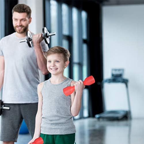 Nuobesty 2 pares crianças halteres de mão halteres ajustáveis ​​Exercício de ginástica Brinquedos esportivos de fitness