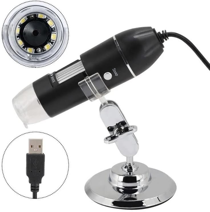 Câmera de LED de LED de microscópio digital YHUA 1600X