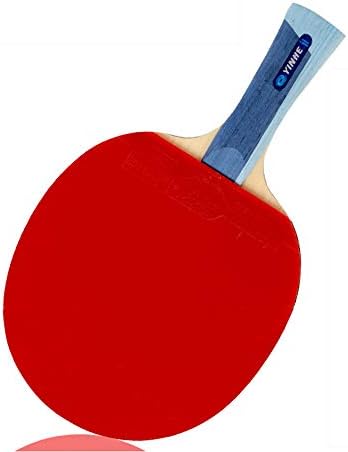 Conjunto de raquete de ping ping ping ping, pingue -pongue sênior, com uma velocidade de rotação perfeita e desempenho para ocasiões de competição, sólido/como mostrado/alça longa