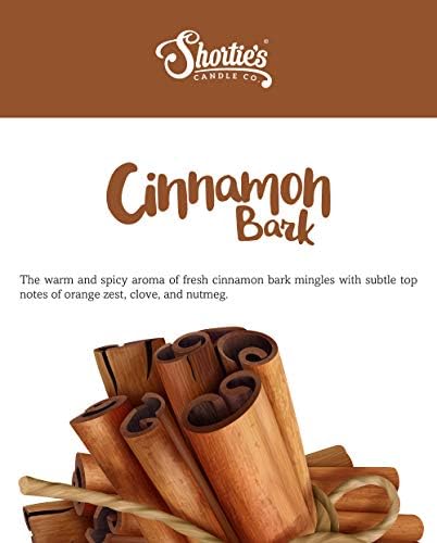 Cinnamon Larrar vela natural altamente perfumada 3 vela, óleos essenciais de fragrâncias, de soja, ftalato e parabenos,