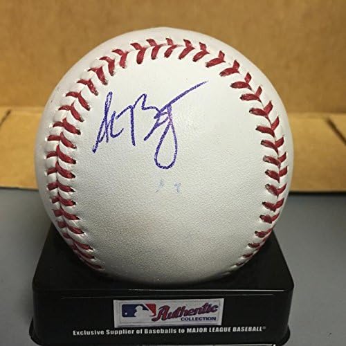 Mark Zagunis Chicago Cubs M.L. Beisebol assinado com coa