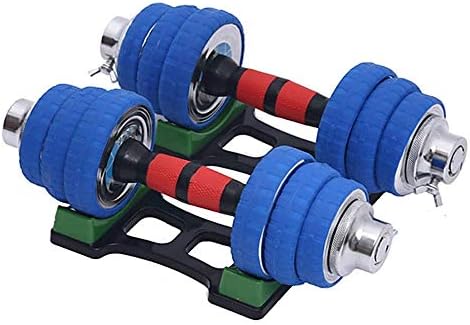 O sem-láco barra de barra para homens e mulheres, com hiberes de conexão, pode ser usado como barbell de esportes de fitness home 10kg, 15kg, 20kg