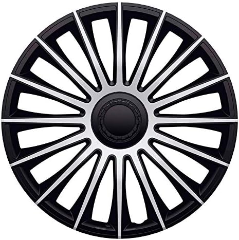 J17550 Capas de roda definidas Austin de 17 polegadas de prata/preto