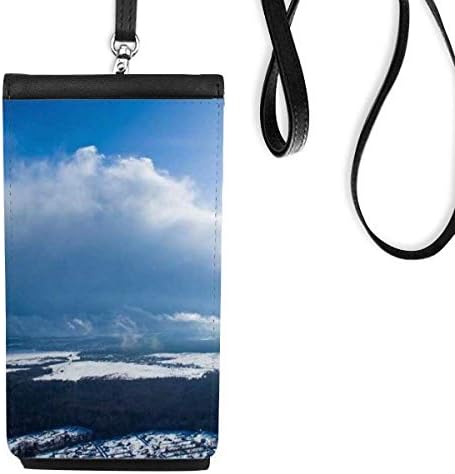 Sunshine Blue Sky nuvens Art Deco Gift Fashion Phone Carteira Bolsa para celular Bolsa preta bolso preto