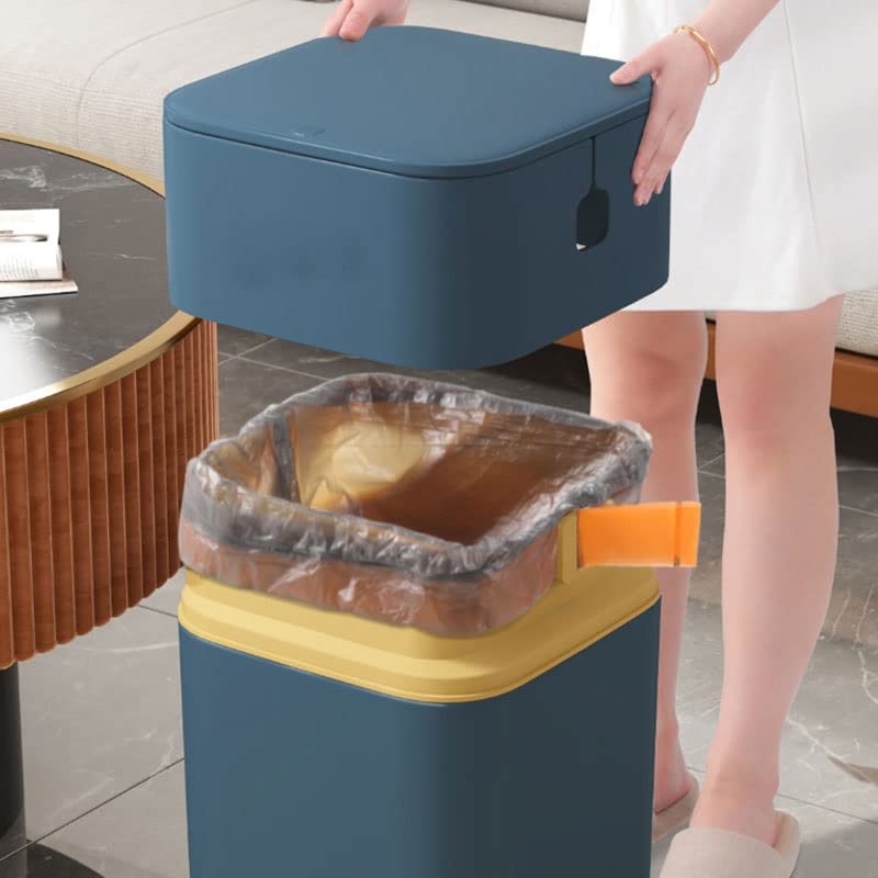 Zhaoleei Lixo pode estilizar a prensa de vedação para o banheiro da cozinha, balde de armazenamento de balde de acessórios