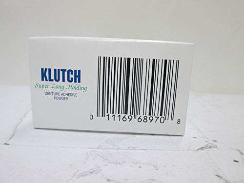 Pó adesivo de prótese da prótese klutch - 1,75 oz