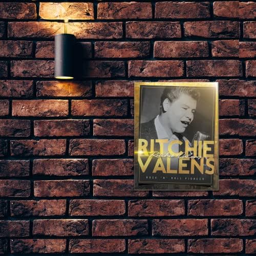 EMPRESAS DESPERIDADES Ritchie Valens Pioneer Tin Sign - Decoração de parede de metal vintage nostálgica - Feito nos EUA