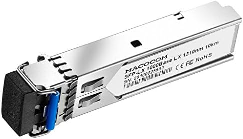 Macocom para Arista SFP-1G-LX SFP 1000BASE-LX Mini-GBIC 1310nm 10km com módulo óptico de rede DOM