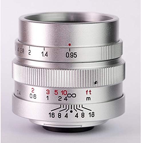 Zhongyi Mitakon Speedmaster 25mm f/0,95 para micro quatro terços câmera omd gh4 em1 - cor prata