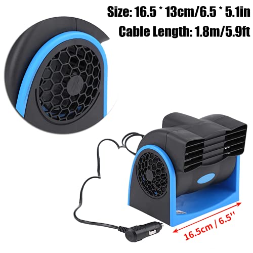 ACOUTO 12V AR FAIS DE AR ​​AIR AUTO VEÍCULO DE VEÍCULO DE MINI AJUSTÁVEL VELOCIDADE PORTÁVEL VABENS SILENT CAR FAr Fã