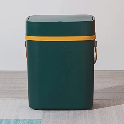 Zhaoleei lixo pode prensagem de selo de estilo nórdico para o banheiro de cozinha armazenamento de armazenamento de bucketbins