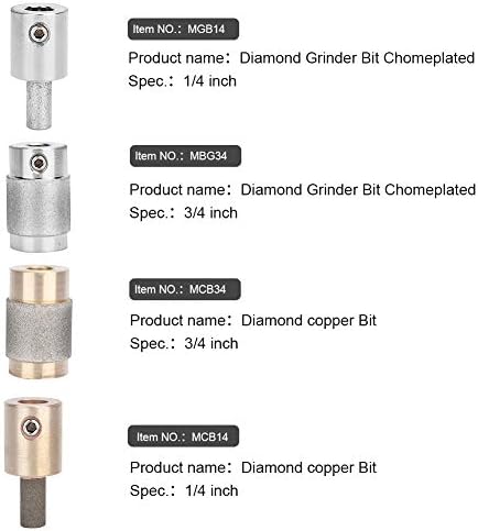 Diamond Beting Bit manchado de vidro cerâmico Ferramenta abrasiva para Gryphon Delphiglastar Glastar Greder