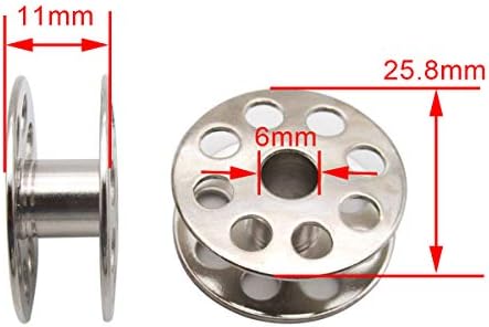 Marca CKPSMS-M Bobinas de metal de tamanho com diâmetro interno do orifício, pouco menos de 1/4 polegada compatível com/substituição