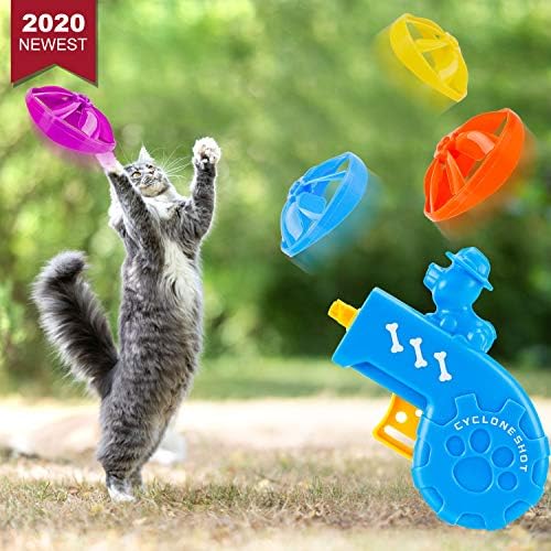 GB4 CAT Fetch Toy - Cat Tracks Cat Toy - Níveis divertidos de brinquedos interativos de reprodução -cat com 5 cores Flying Hainders