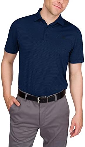 Três sessenta e seis camisas de golfe para homens - camisa de pólo de colarinho seco rápido dos homens - trecho de 4 vias e