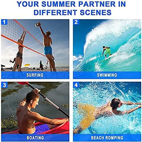 Baús de natação de verão beuu para homens, ondas rápidas e engraçadas 3D Prind Prindstring shorts casuais shorts de praia havaiana