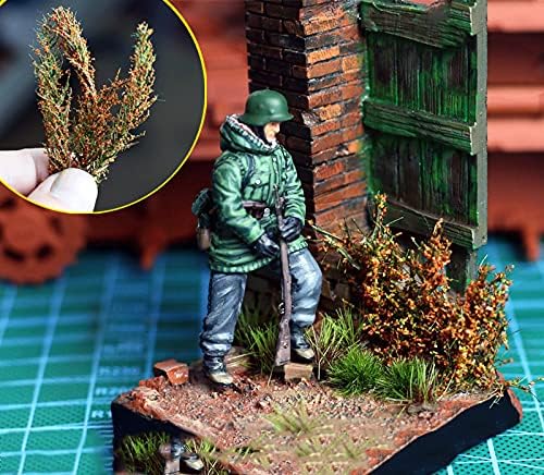 2 caixas Longo Grupos de vegetação de arbustos Modelo de arbusto Tufos Tufos miniaturidade Modelo de cenário estático Plantas