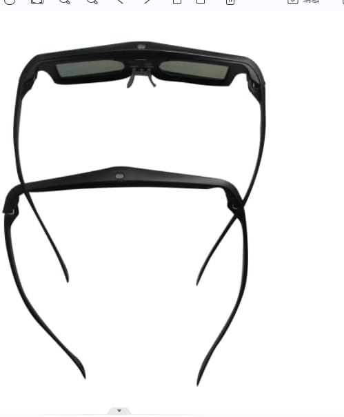 2x 3d IR Active Glasses para AN-3DG30 AN-3DG45 AN-3DG20 AN-3DG10 LC40LE835X LC-90LE745U LC60LE830X Aquos LCD TV TV TV