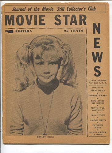 Filme Star News 1963-Hayley Mills Cover-Irving Klaw Mail Order Movie Stills Pin-up Catalog-up