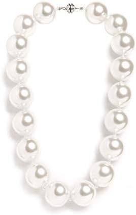 Hot Girls Pearls Ivory Branco de 18 Colar de resfriamento | Maneira elegante de ficar fresco enquanto parecia quente | bolsa de viagem