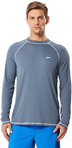 Camisa de natação UV masculina de speedo masculino