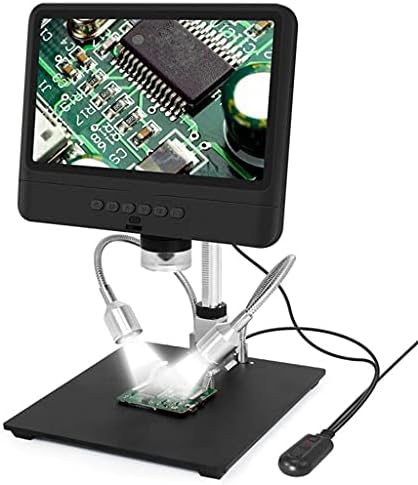 Microscópio Liruxun 8,5 polegadas 1080p Microscópio de exibição LCD ajustável para solda a manutenção industrial
