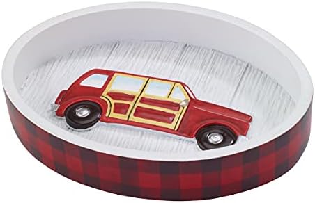 Avanti Linens Woody Wagon Holiday Collection, Soap Drois, Multicolor