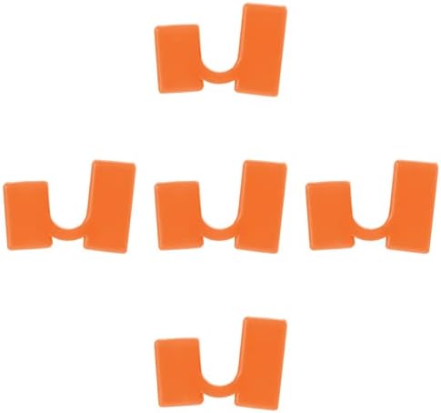 Ajuda de pauzinhos Treinando pauzinhos de pauzinhos: 5pcs Choquesticks Conector Orange reutilizável Treinamento de plástico para adultos para crianças treinadores iniciantes