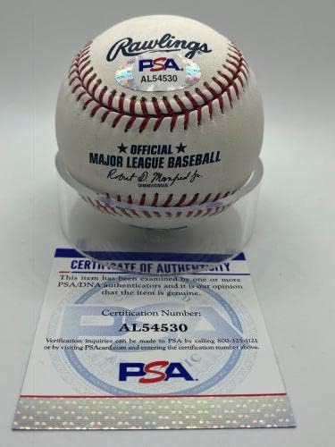 Don Larsen Game Perfect WSPG 10-8-56 Autograph OMLB Baseball PSA DNA *30-Bolalls autografados