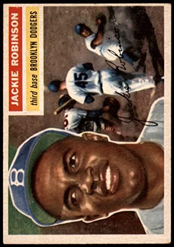 1956 Topps 30 Jackie Robinson Brooklyn Dodgers VG Dodgers
