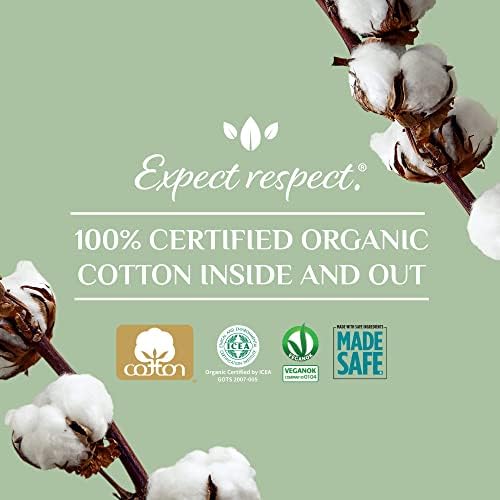 Organyc - Algodão orgânico de algodão certificado - Fluxo pesado, 10 contagem