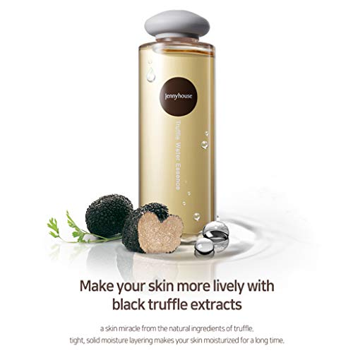 Jennyhouse Truffle Water Essence 200ml - Ferment de trufa preta contém uma essência hidratante facial intensa antienvelhecimento, brilho