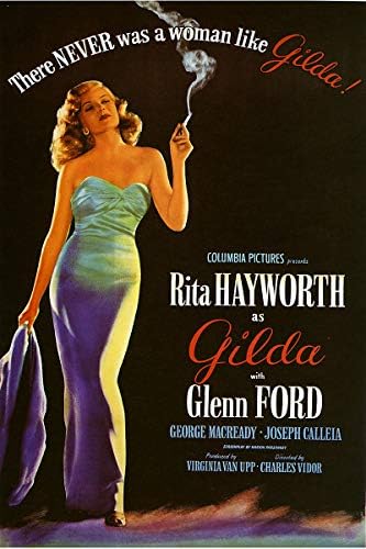 American Gift Services - Gilda Rita Hayworth Vintage Movie Poster - 11x17