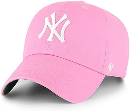 '47 New York Yankees Ballpark Limpe o boné de beisebol do pai - rosa rosa