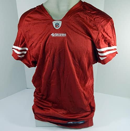 2011 San Francisco 49ers Blank Game emitiu Red Jersey 46 DP47058 - Jerseys de Jerseys usados ​​na NFL não assinada