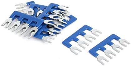 X-Dree 10pcs 600V 25A 6mm Pitch 4 Posição PCB Terminal Block Strip Barreira azul (10pcs 600 ν 25a 6mm Pitch 4 Posição