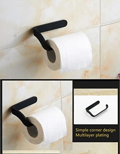 Cabide de toalha de papel, suporte de papel higiênico Chrome Roll Roll Papater Acessórios de banheiro montados na parede,