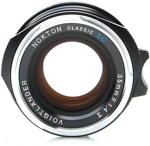 Voigtlander Nokton 35mm f/1.4 ii Lens de montagem Leica M de revestimento único - preto