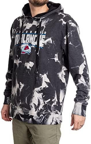 Calhoun NHL Surf & Skate Unisex Crystal Tie Dye Ultra Soft Pullover Capuz-The Sunset Collection