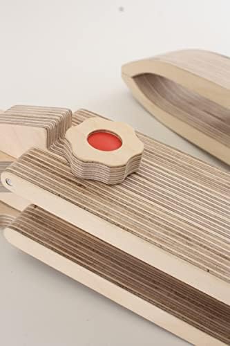 Grampo de madeira de couro russo de bétula para costura manual Ferramentas de couro caseiro diy