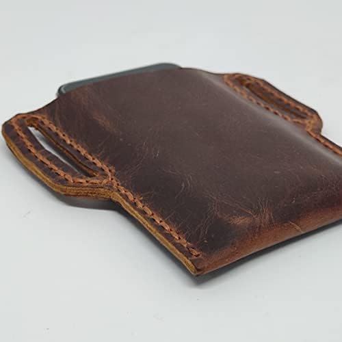 Caixa de coldre de couro holsterical para Blu J7L, capa de telefone de couro genuíno feita à mão, capa de bolsa de couro personalizada