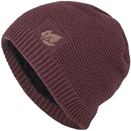 Chapéus de gorro de inverno para homens mulheres tricotaram grosso grosso unissex u unisex gorro com gorro chunky skull grão