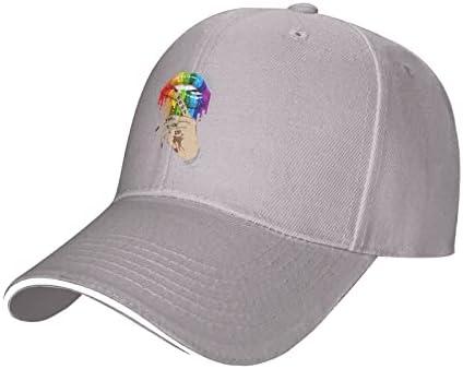 Rainbow LGBT Pride Baseball Cap Man Caps Sun Caps Womans Ajustável Capas de pesca