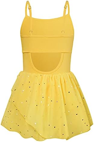 Vieille Toddler Girls Dance Leotards Hollow Back Ballet Leotard para meninas Vestido de dança Camisole com saia tutu 3-8t